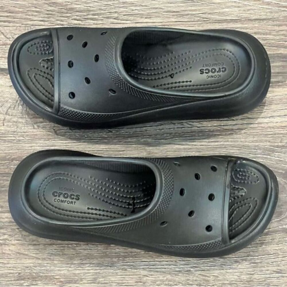 Croc Black Crush Slide Unisex Like New Condition